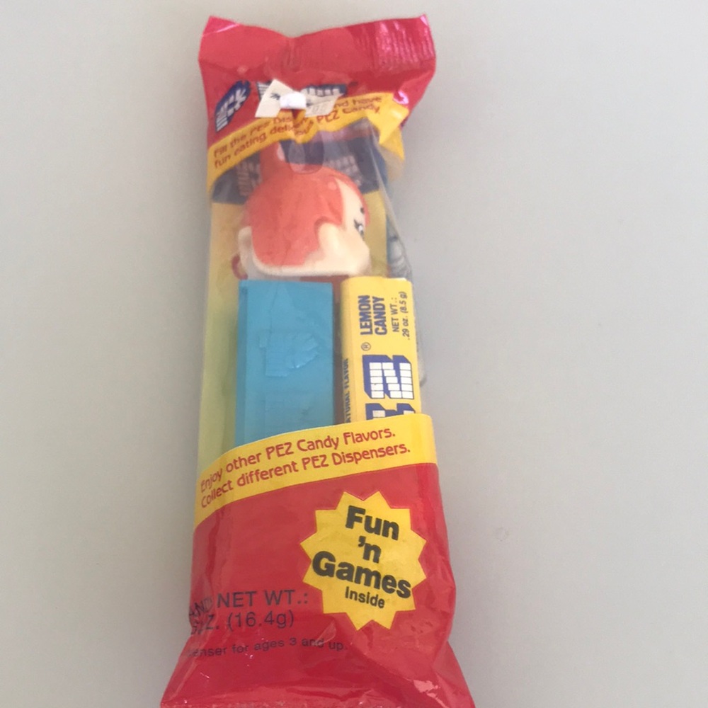 PEZ Dispenser Flintstones Pebbles with Feet Vintage Collectible - Picture 2 of 5